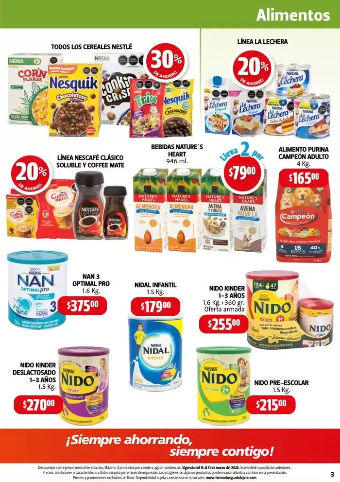 Catálogo de Boletín Farmacias Guadalajara! 15 de marzo al 31 de marzo 2025 - Pagina 3