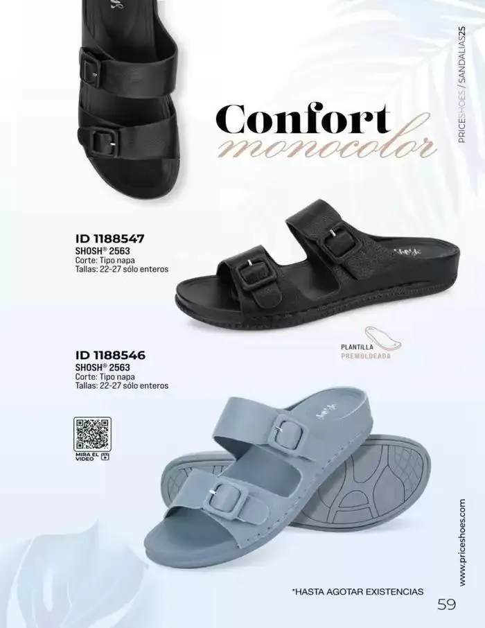 Catálogo de SANDALIAS | CONFORT | 2025 | 1E 11 de marzo al 31 de agosto 2025 - Pagina 59