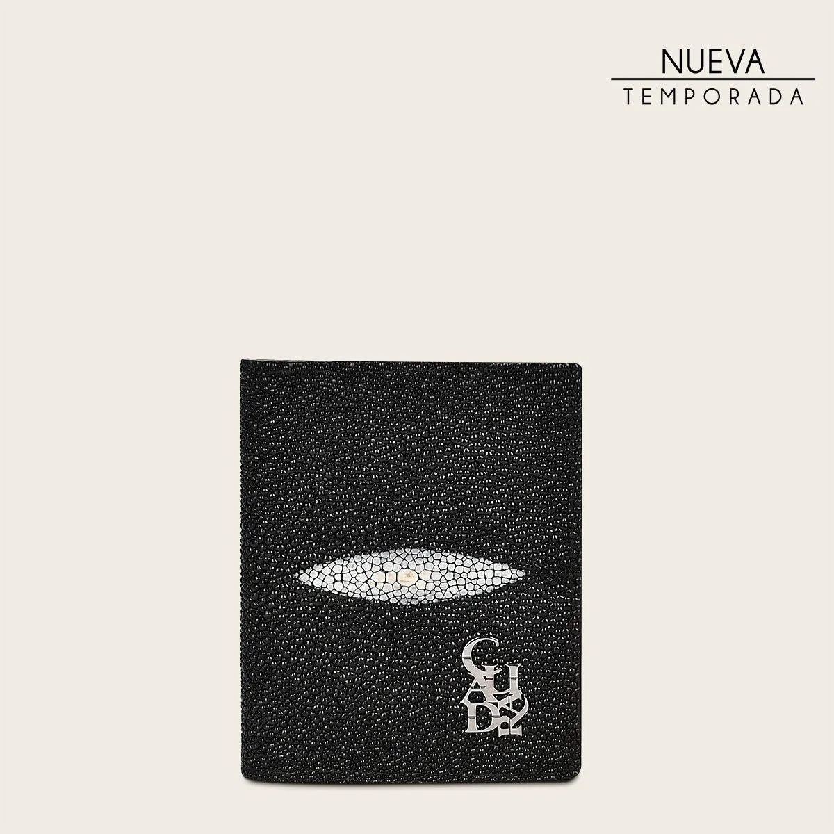 Billetera en piel genuina de mantarraya