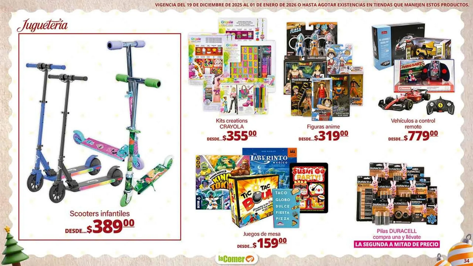Catálogo de Folleto La Comer 19 de diciembre al 1 de enero 2026 - Pagina 34