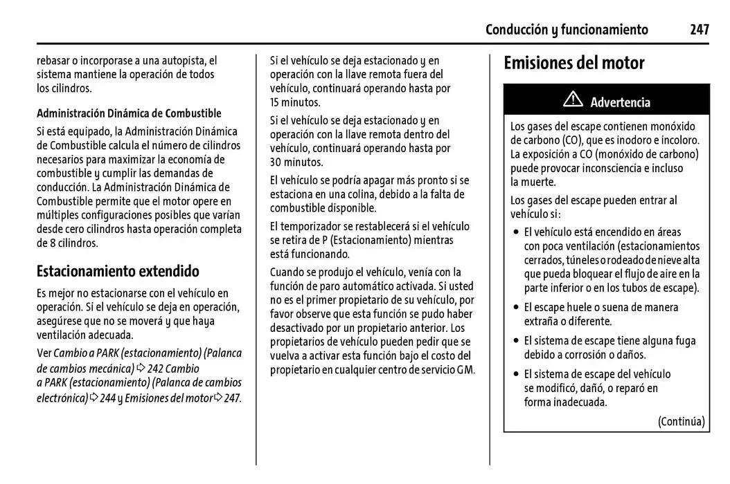 Catálogo de Cheyenne 2025 Manual del propietario 22 de enero al 31 de diciembre 2025 - Pagina 248