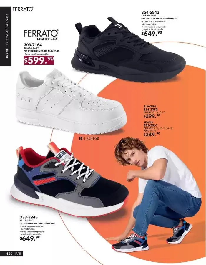 Catálogo de ANDREA | CALZADO CABALLERO 26 de enero al 24 de mayo 2025 - Pagina 180
