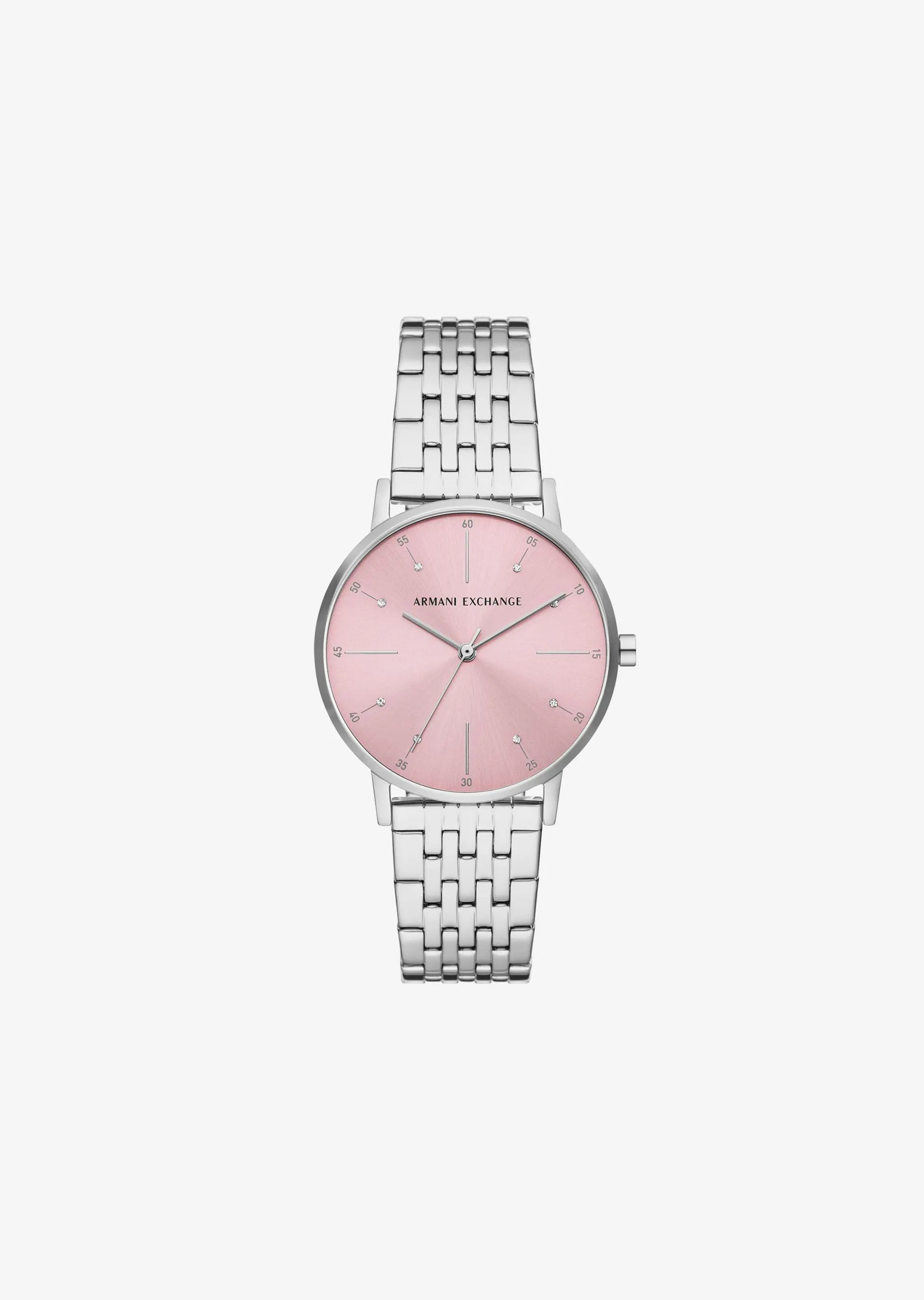 Reloj de acero inoxidable de tres manecillas