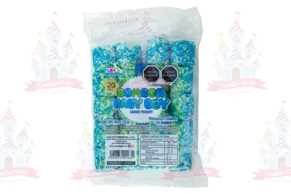 BOMBON BABY BOY AZUL 40/20 PZA HUBIN