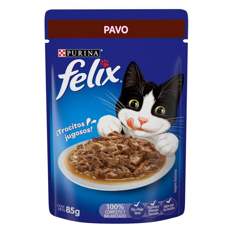 ALIMENTO FELIX PAVO SALSA 85 G - 1 pieza
