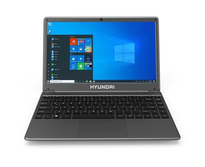 Laptop Hyundai HyBook ERENY PLUS 14.1 pulgadas HD - Intel Core i5-8279U 2.40GHz, 8GB, 256GB SSD, Windows 10 Home 64-bit, Español, Gris