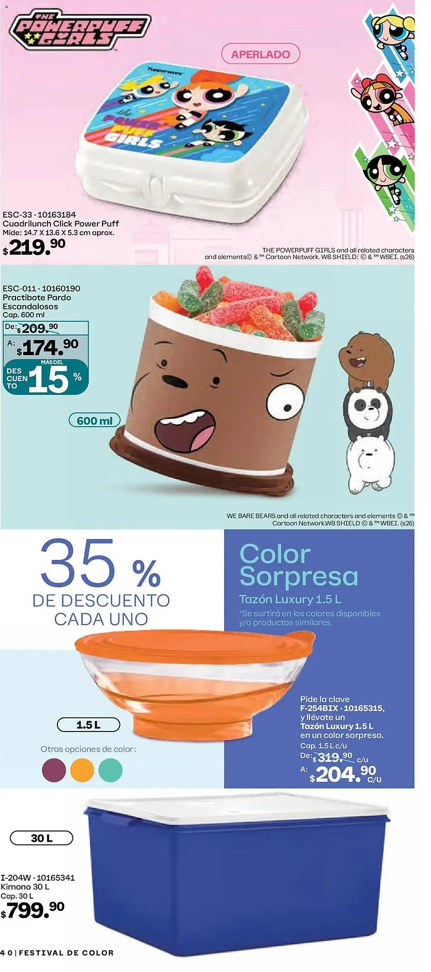 Catálogo de Catálogo Tupperware 29 de diciembre al 26 de enero 2026 - Pagina 40