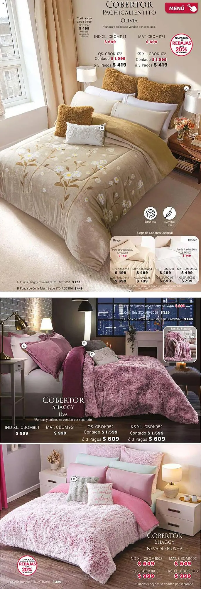 Catálogo de Catálogo Colchas Concord 1 de febrero al 2 de mayo 2026 - Pagina 149