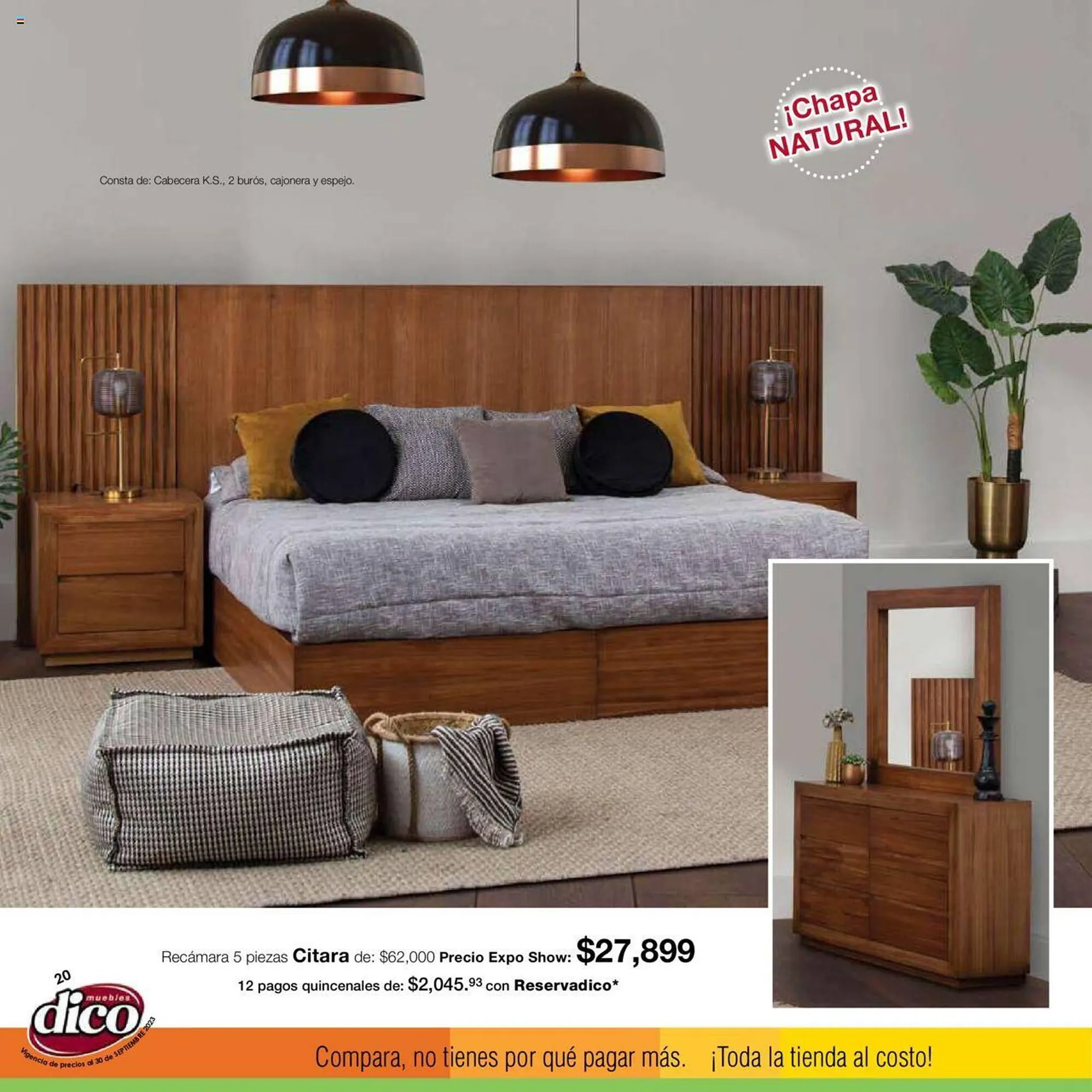 Catálogo de Catálogo Muebles Dico 7 de septiembre al 30 de septiembre 2023 - Pagina 20