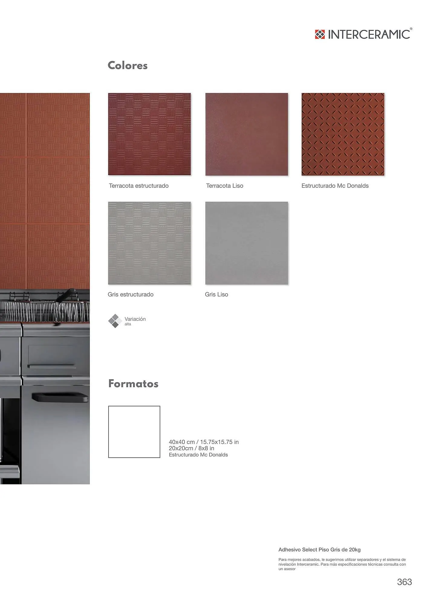 Catálogo de Catálogo Interceramic 12 de marzo al 31 de diciembre 2024 - Pagina 363