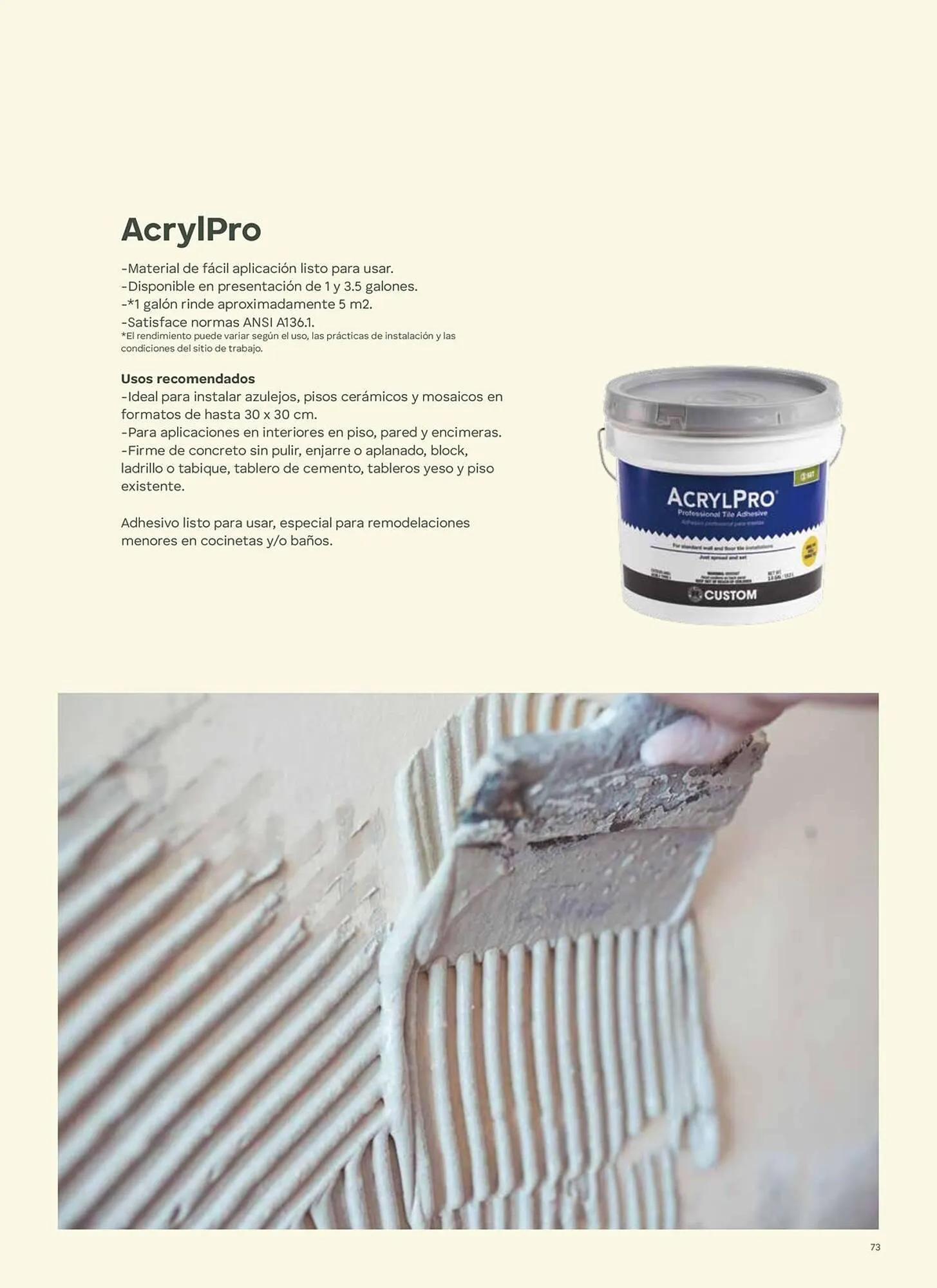 Catálogo de Catálogo Interceramic 3 de octubre al 3 de octubre 2026 - Pagina 73