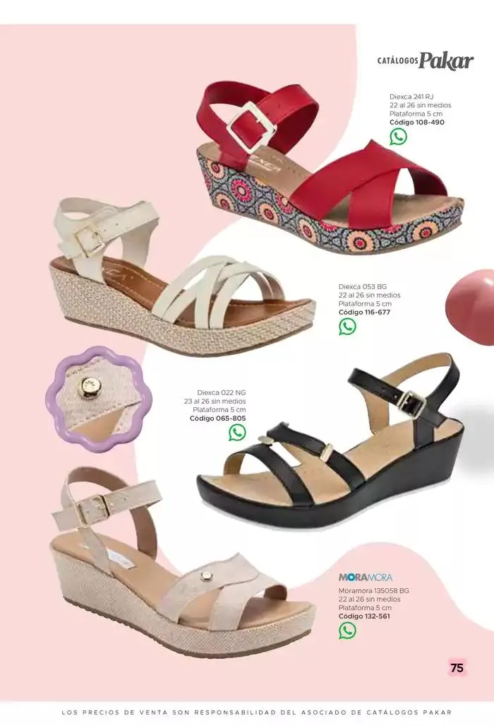 Catálogo de Pakar Sandalia 31 de enero al 31 de mayo 2025 - Pagina 75
