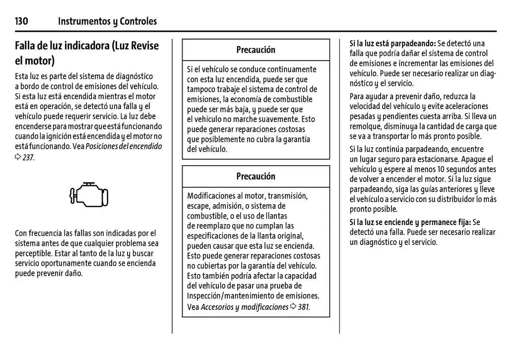 Catálogo de Cheyenne 2025 Manual del propietario 22 de enero al 31 de diciembre 2025 - Pagina 131