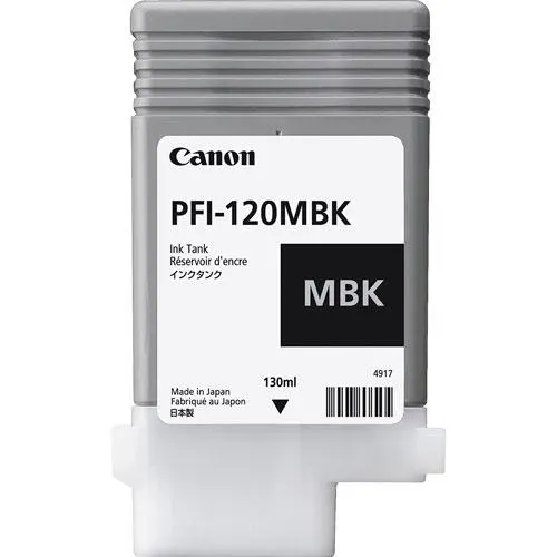 Cartucho para plotter Canon PFI-120 negro mate con 130ml