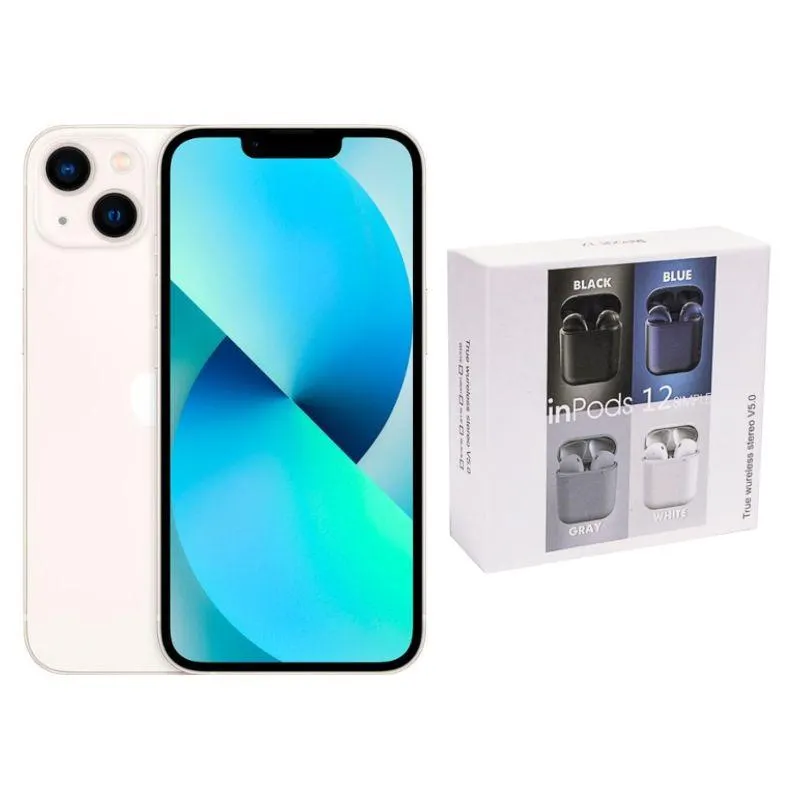 iPhone 13 Reacondicionado + Audífonos Genéricos