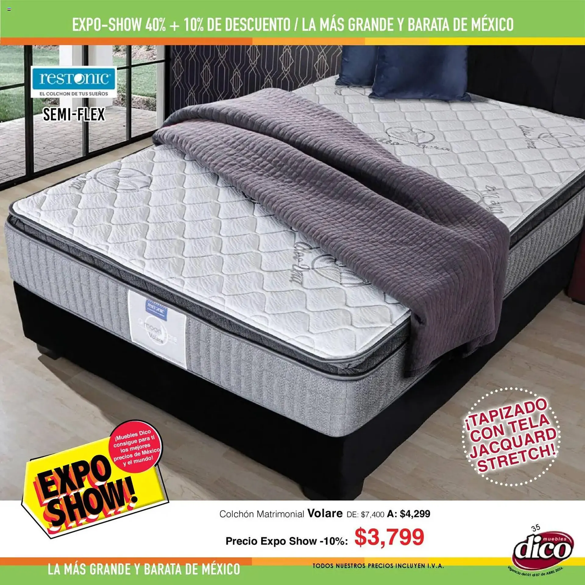 Catálogo de Catálogo Muebles Dico 1 de abril al 7 de abril 2026 - Pagina 35