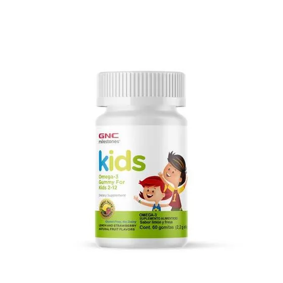 Omega 3 para Niños Milestones Limón Fresa 60 Gomitas