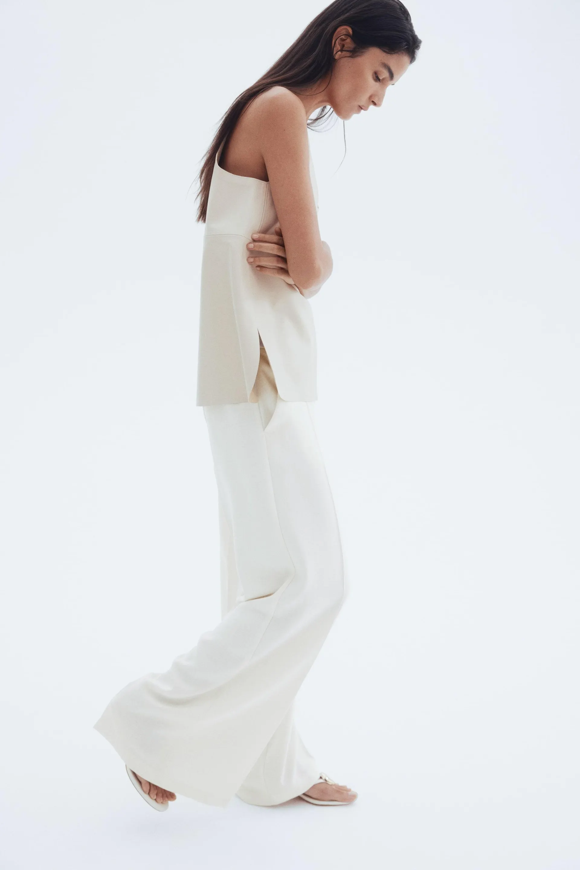 Pantalón de vestir ancho