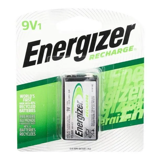 Pila Energizer Recargable 9V