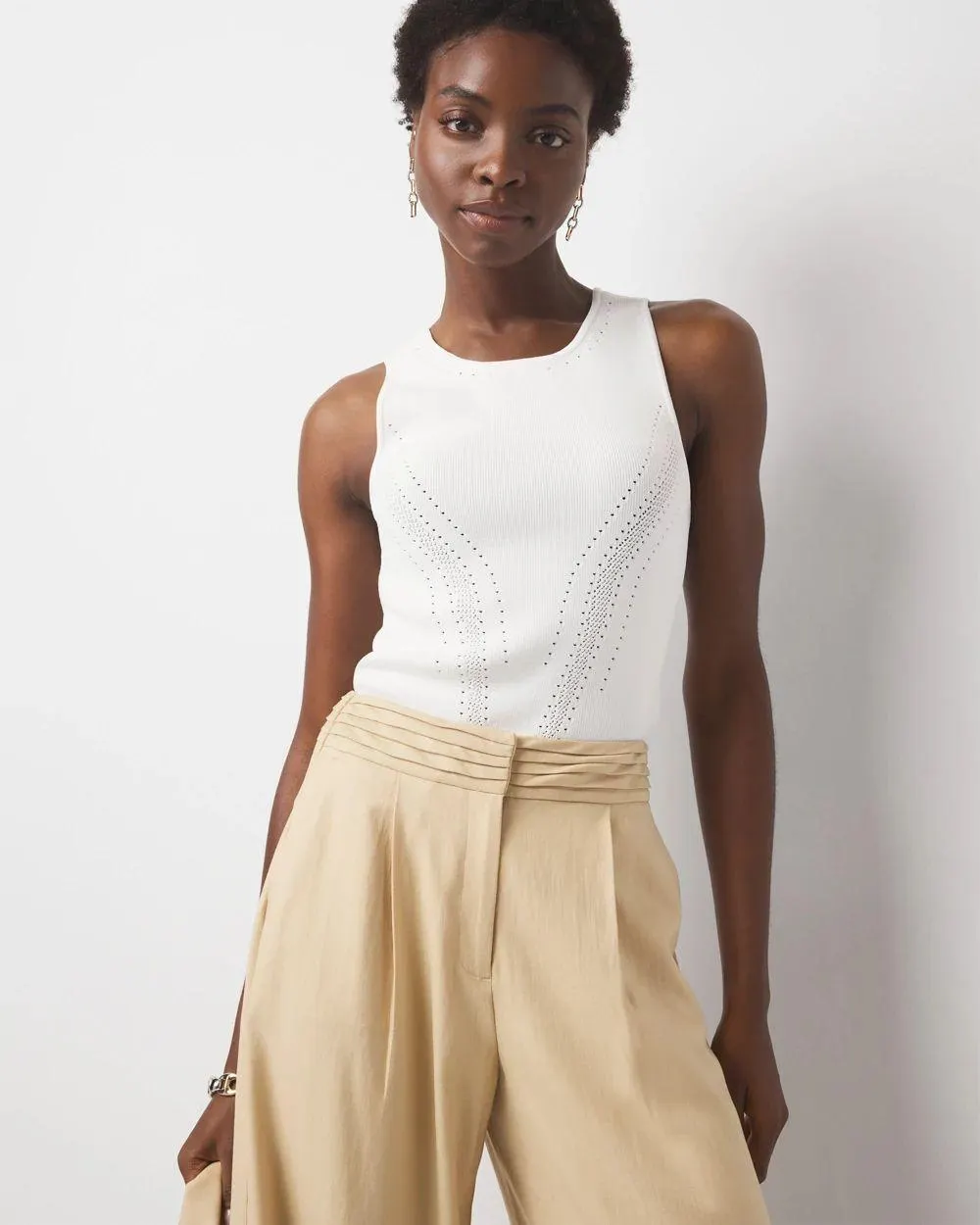 WHBM FORME ™ Sculpt Stretch Sweater Tank