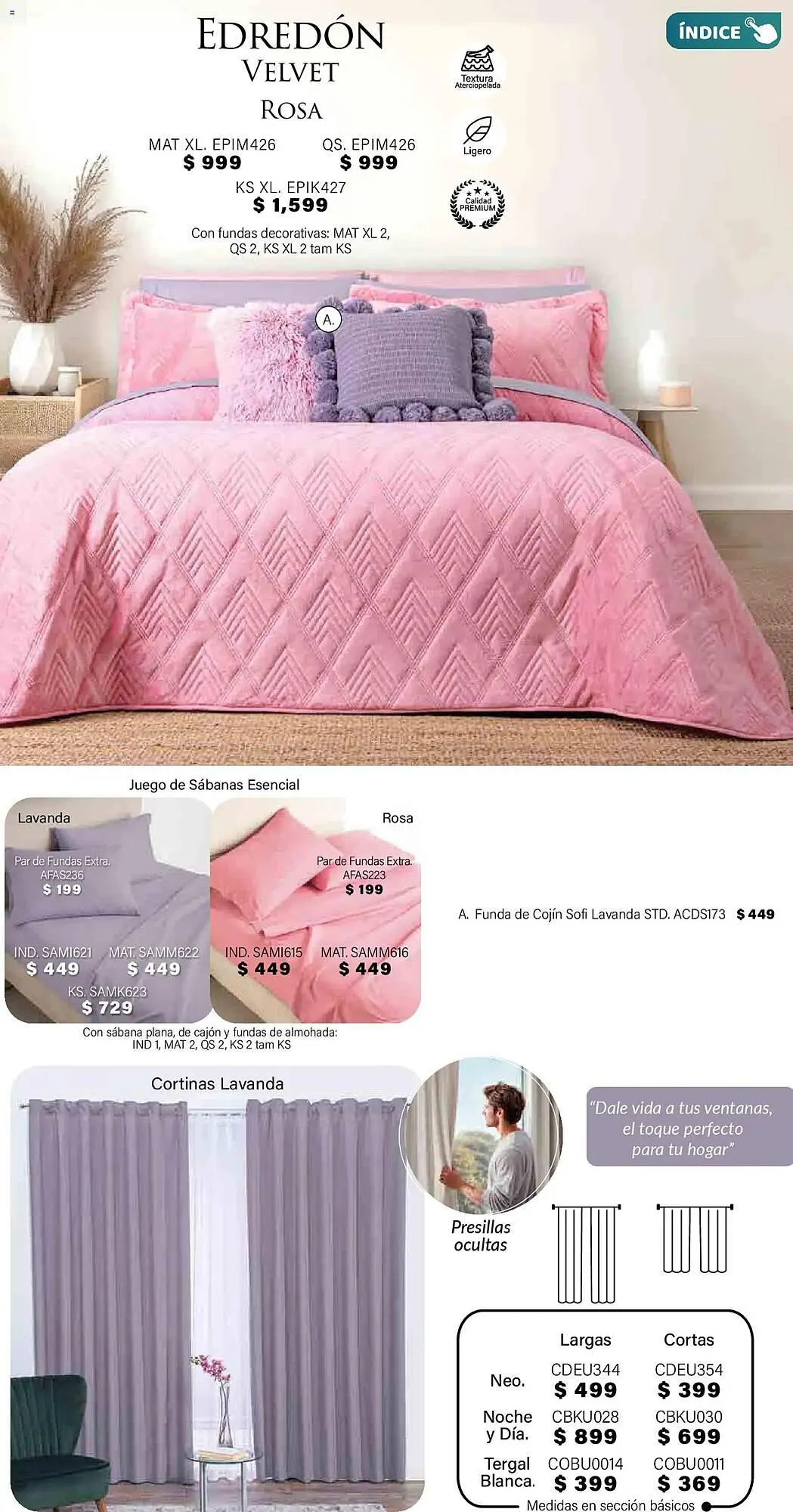 Catálogo de Catálogo Colchas Concord 1 de noviembre al 1 de febrero 2026 - Pagina 364