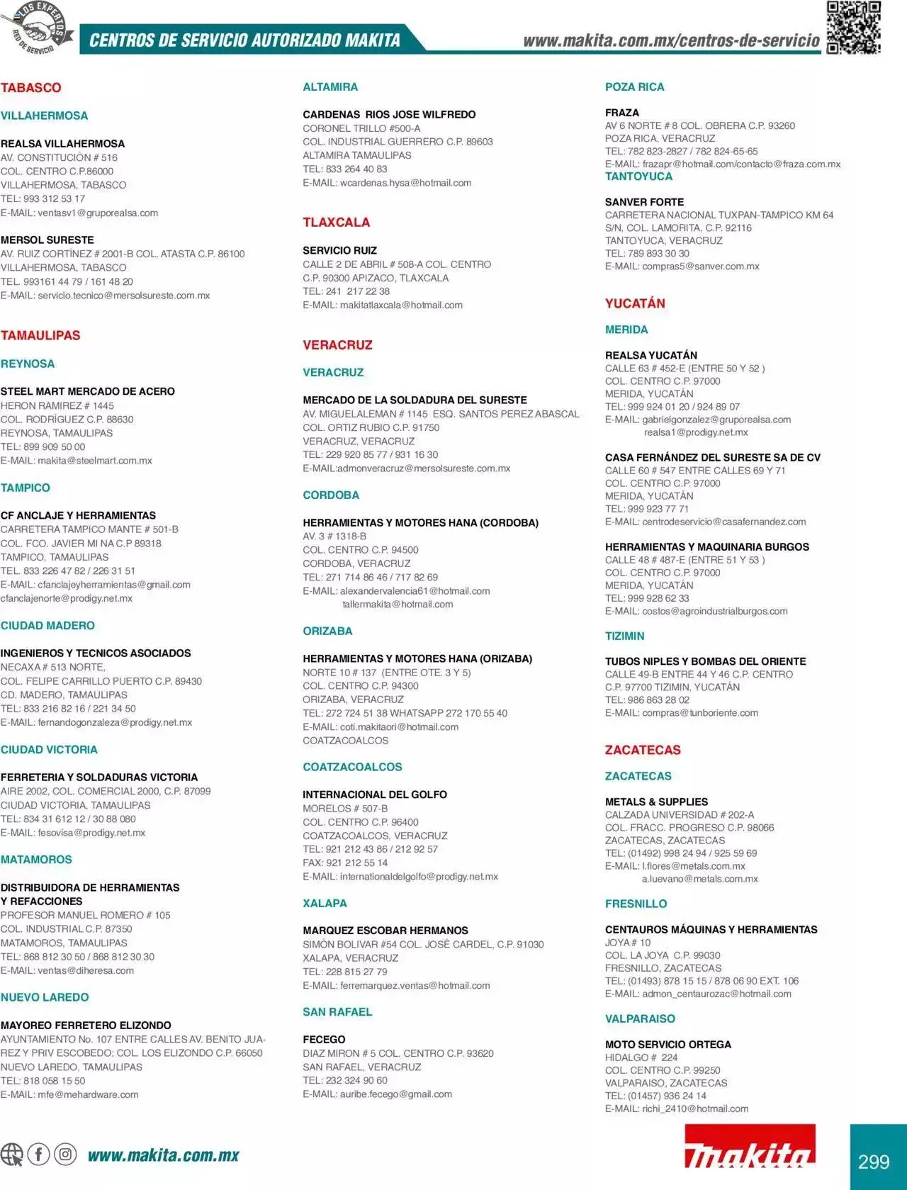 Catálogo de Makita Ofertas Accesorios 5 de septiembre al 31 de diciembre 2023 - Pagina 299