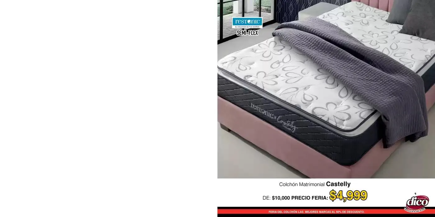 Catálogo de Muebles Dico Feria Del Colchon Centro 2025 10 de abril al 30 de abril 2025 - Pagina 9