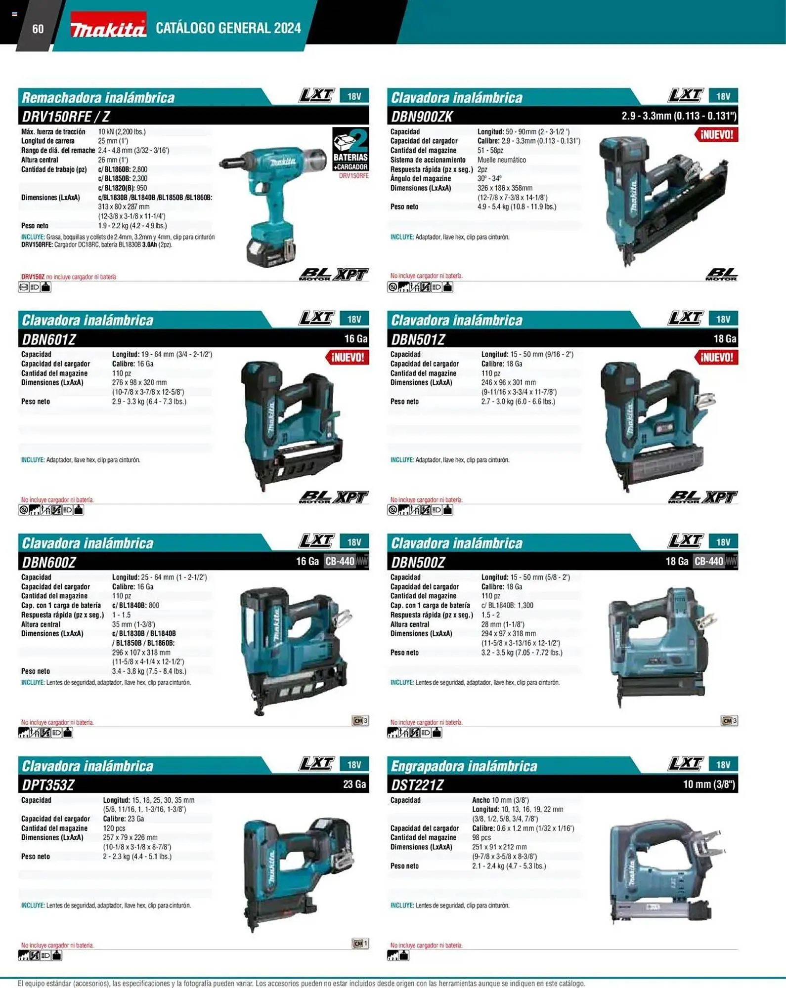Catálogo de Catálogo Makita 4 de septiembre al 1 de julio 2026 - Pagina 60