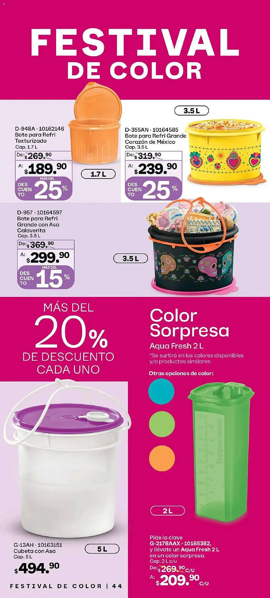 Catálogo de Catálogo Tupperware 26 de enero al 23 de febrero 2026 - Pagina 44