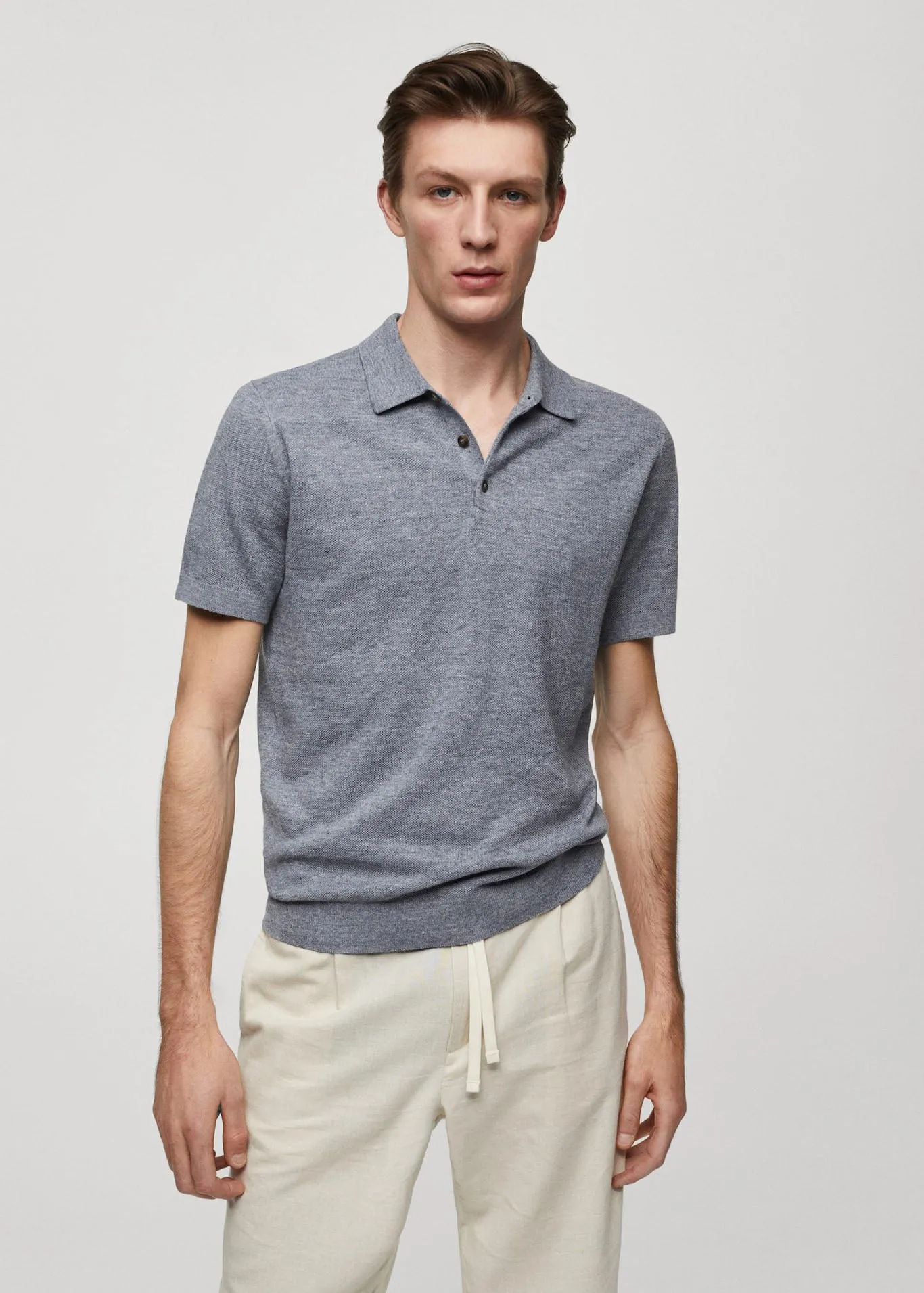 Polo punto manga corta