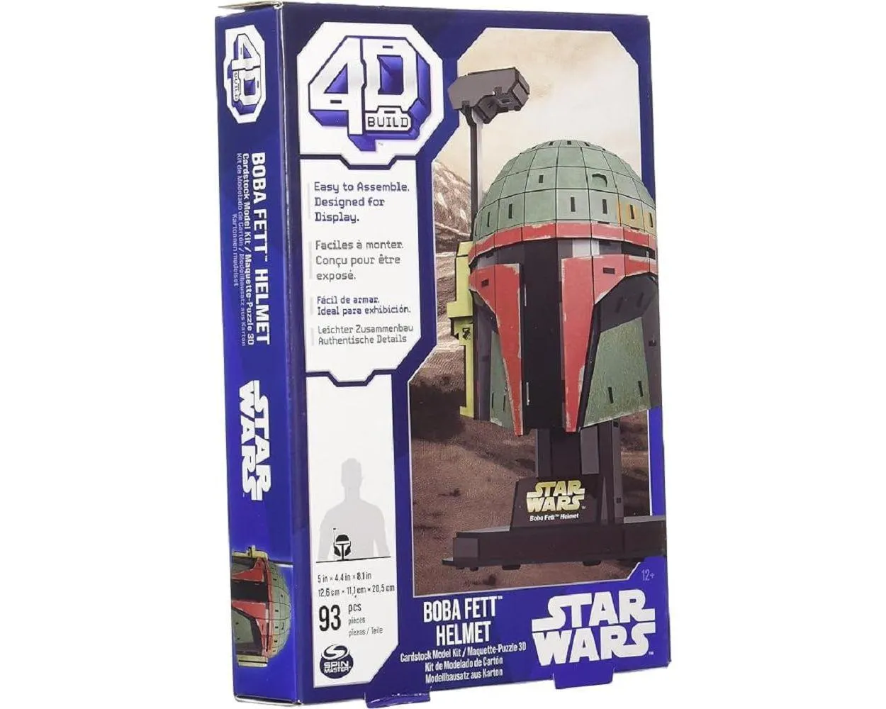 4D Build Kit de maqueta de cartulina de Boba Fett