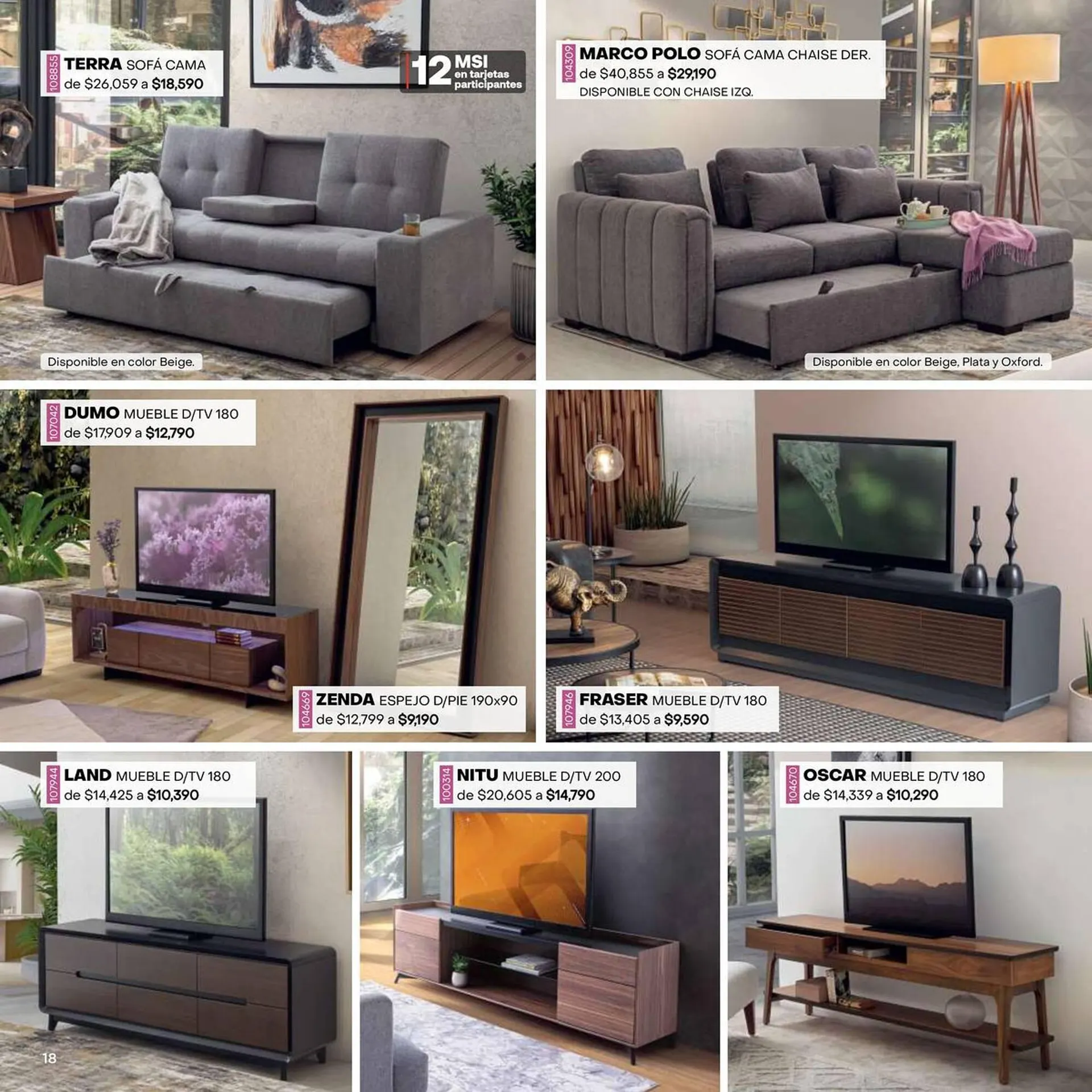 Catálogo de Catálogo Muebles Placencia 8 de febrero al 19 de febrero 2024 - Pagina 18