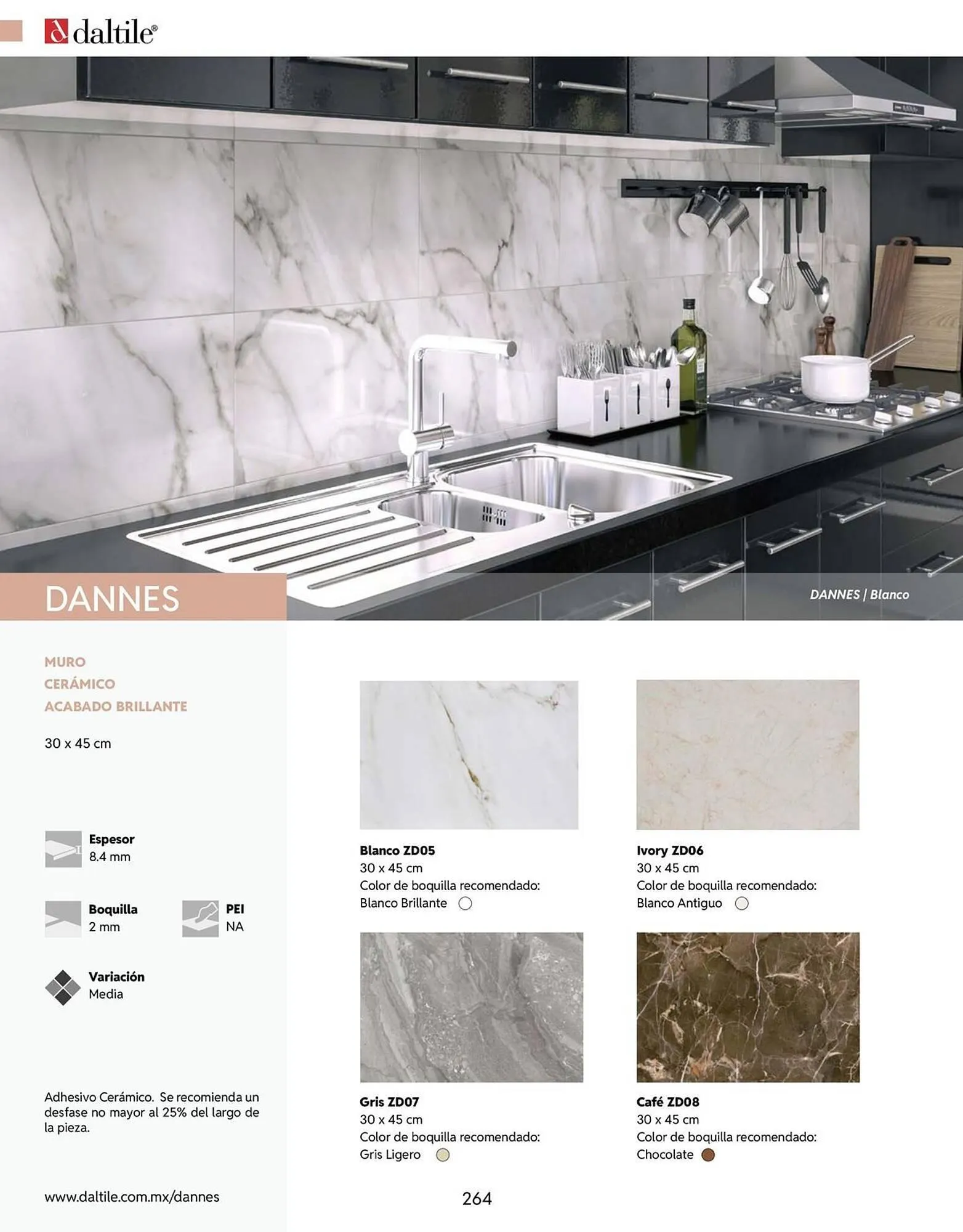 Catálogo de Catálogo Daltile 13 de enero al 31 de diciembre 2026 - Pagina 264