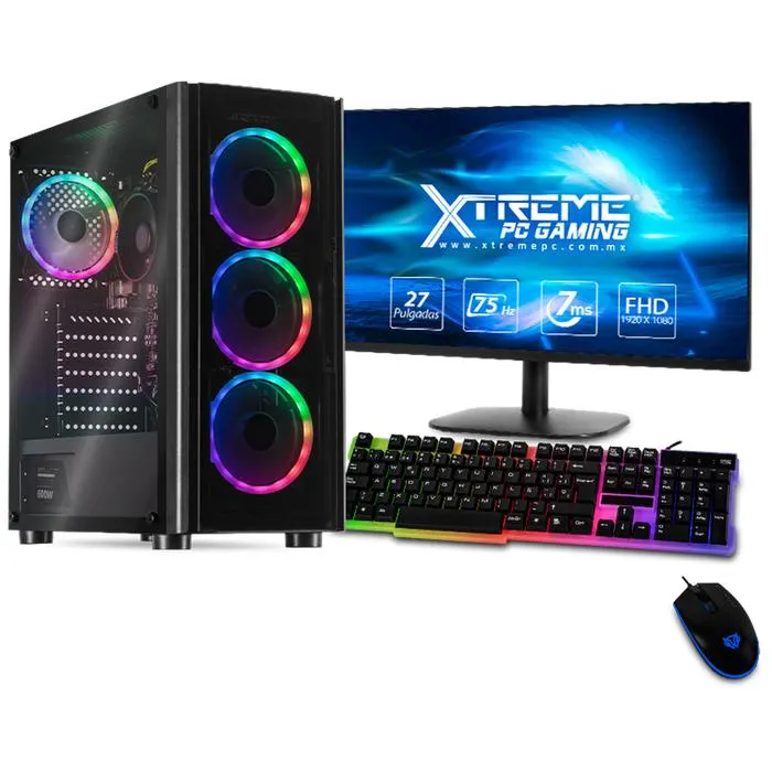 Xtreme PC Gamer AMD Radeon Renoir Ryzen 5 5600G 16GB SSD 240GB 3TB Monitor 27 WIFI