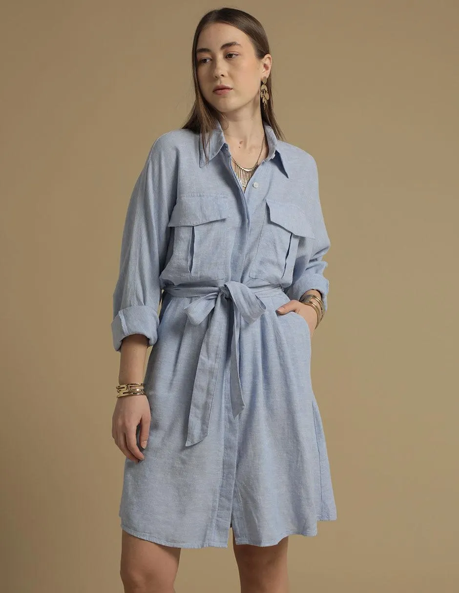 Vestido 3/4 casual para mujer