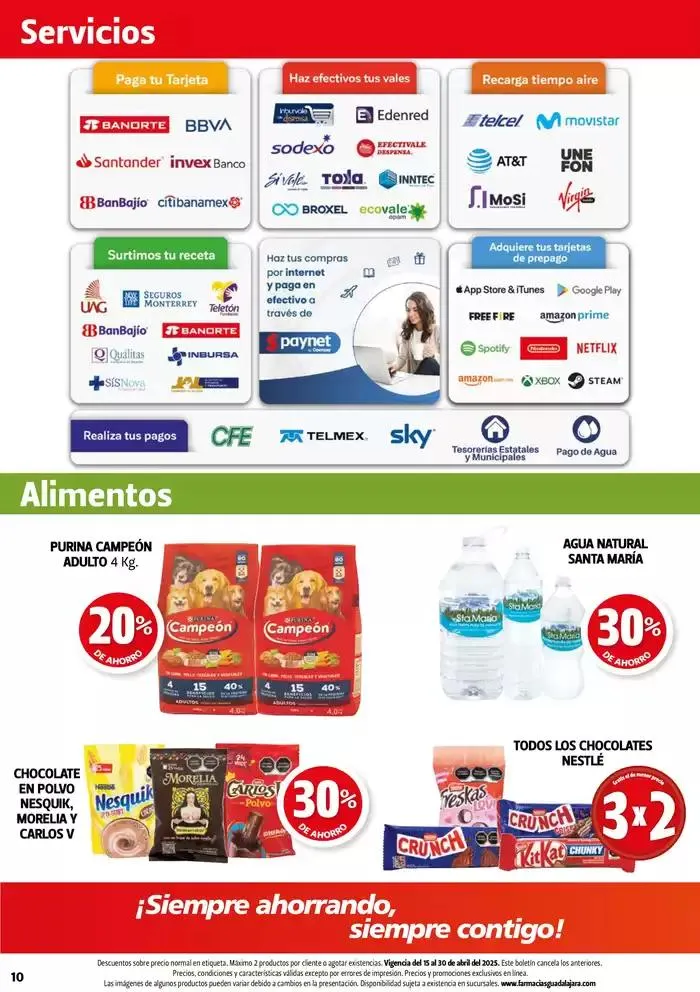 Catálogo de Boletín Farmacias Guadalajara  15 de abril al 1 de mayo 2025 - Pagina 10