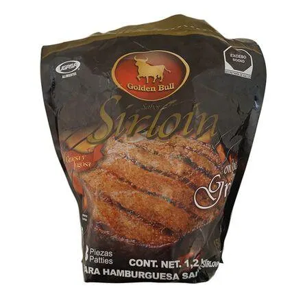 Carne Para Hamburguesa Golden Bull Sirloin 1.2 Kg