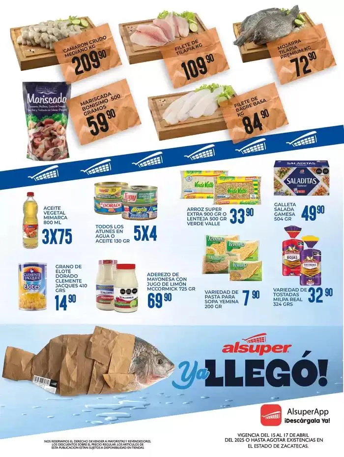 Catálogo de Alsuper ZACATECAS 15 de abril al 17 de abril 2025 - Pagina 1