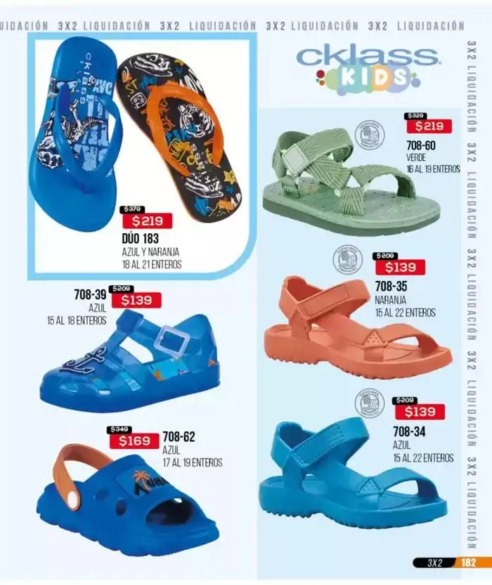 Catálogo de Catálogo Cklass Liquidación Calzado 2025 México 31 de marzo al 31 de agosto 2025 - Pagina 183