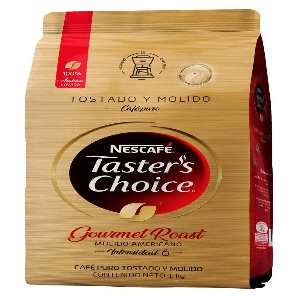 Café Tostado Molido Nescafé Taster's Choice 1 Kg