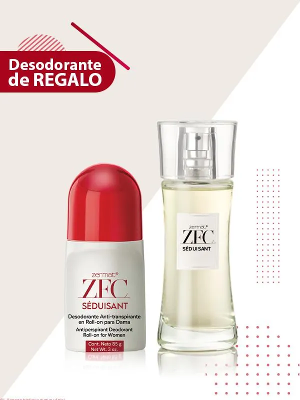 Fragancia ZFC Senzuel Séduisant 60ml + Desodorante de REGALO