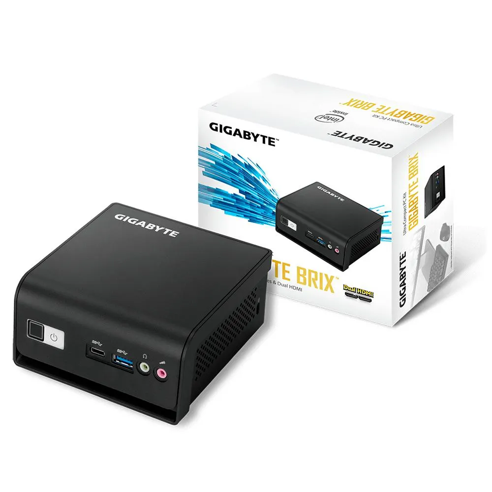Mini PC Gigabyte BRIX J4105 / Intel Celeron J4105 1.5GHz (Barebone) / GB-BLCE-4105R