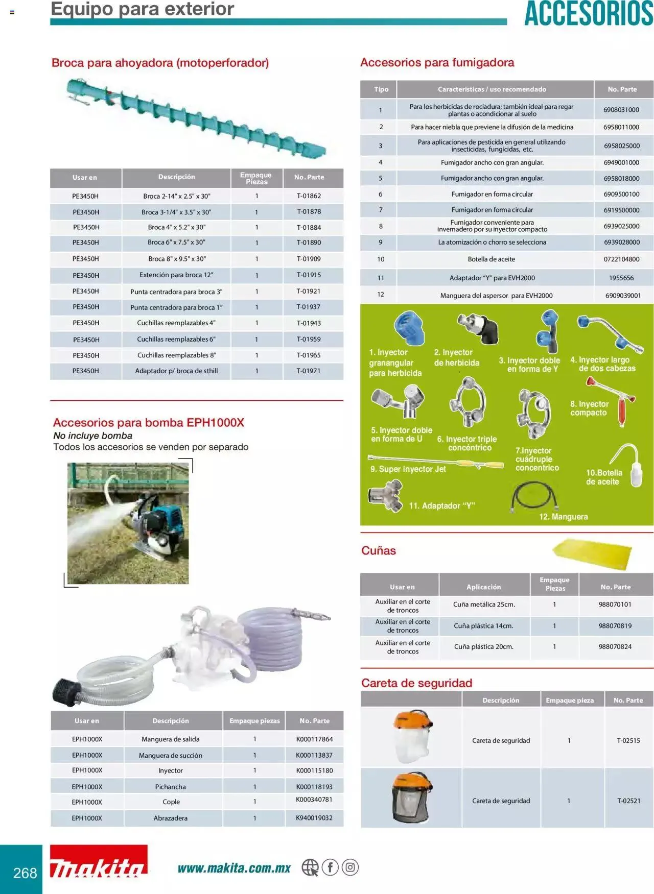 Catálogo de Makita Ofertas Accesorios 5 de septiembre al 31 de diciembre 2023 - Pagina 268