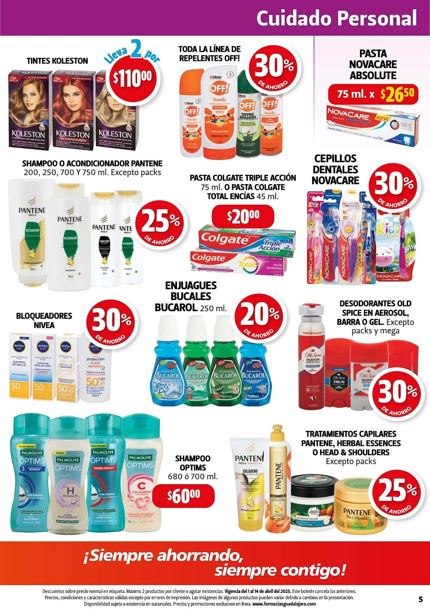 Catálogo de Catálogo Farmacias Guadalajara 1 de abril al 14 de abril 2025 - Pagina 5