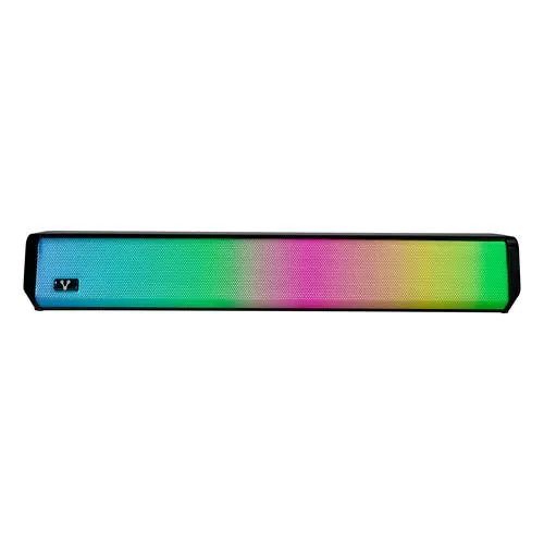 Barra De Sonido Vorago Bsp-320 Iluminacion Rainbow Control De Volumen Inalambrica Bluetooh 3.5Mm Usb