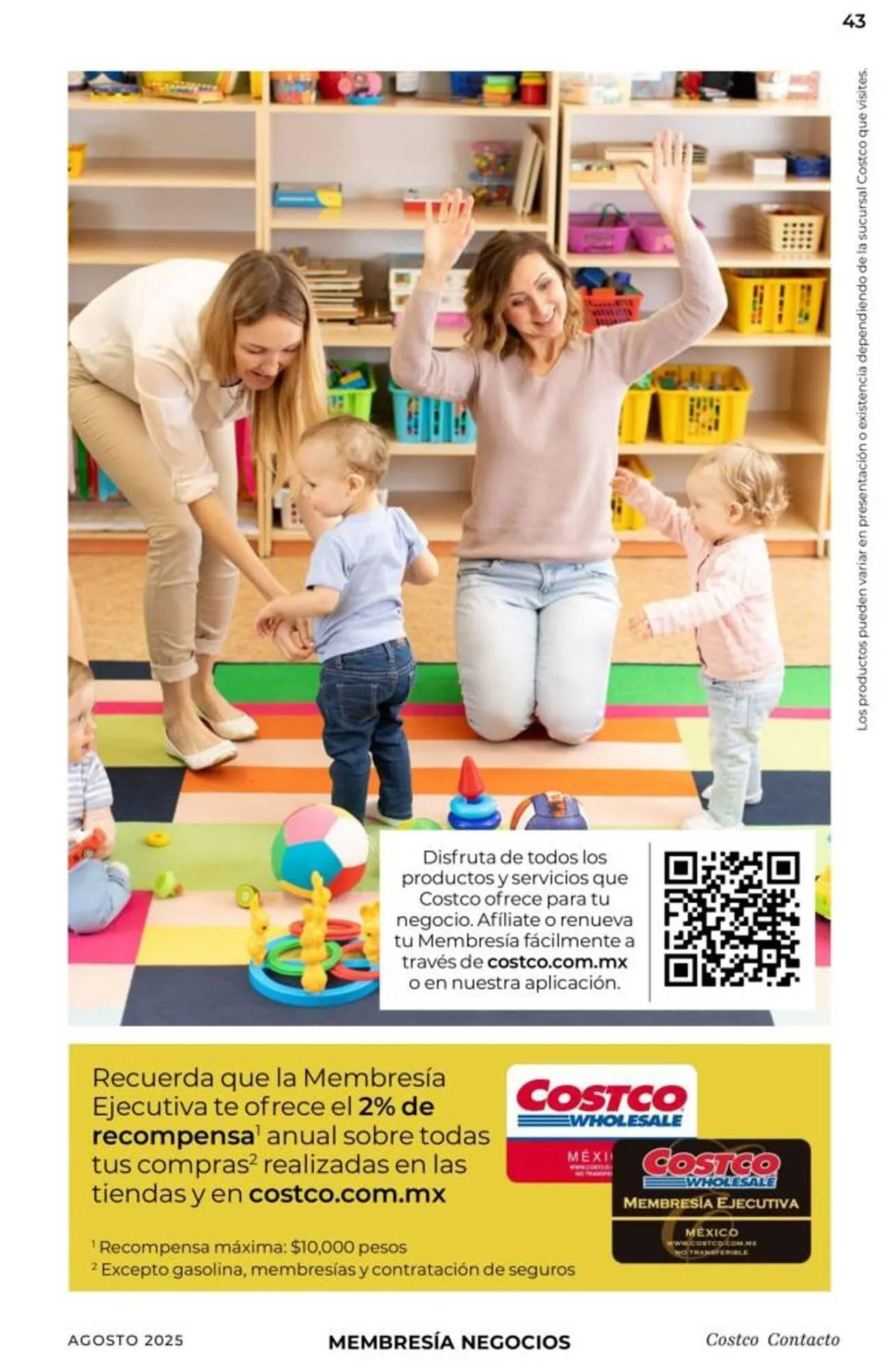 Catálogo de Catálogo Costco 1 de agosto al 31 de agosto 2025 - Pagina 43