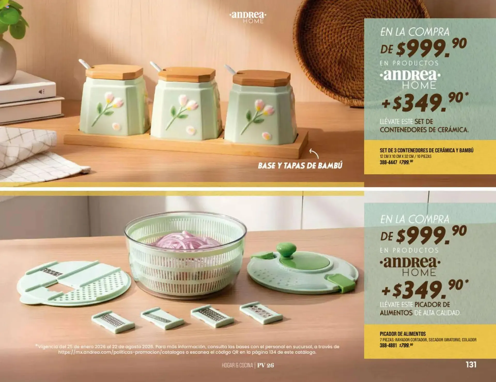 Catálogo de Catálogo Andrea 25 de enero al 23 de agosto 2026 - Pagina 131