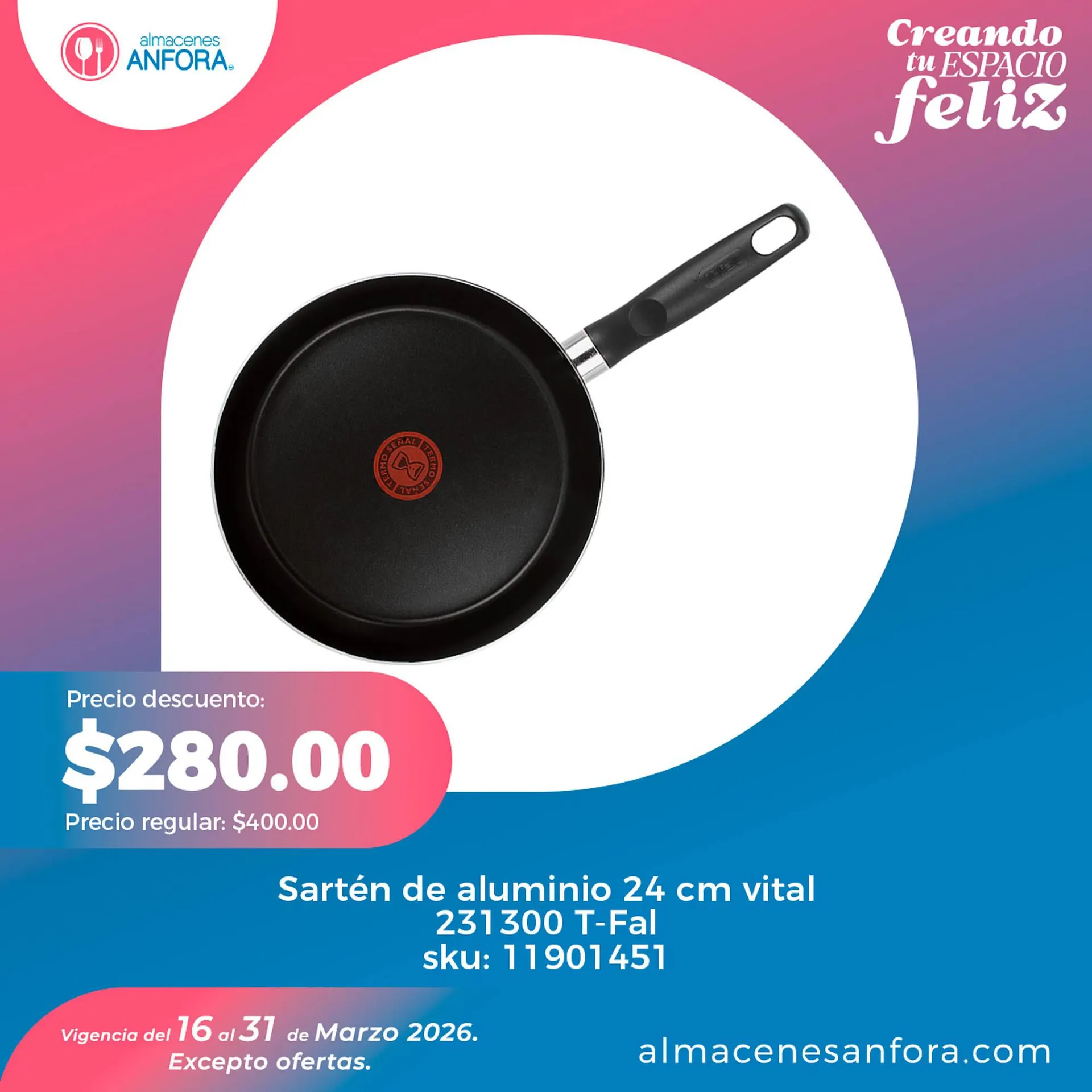 Catálogo de Catálogo Almacenes Anfora 16 de marzo al 31 de marzo 2026 - Pagina 1