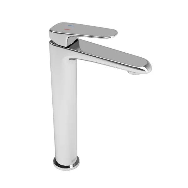 Monomando Lavabo Alto Sin Contra Potenza Cromo