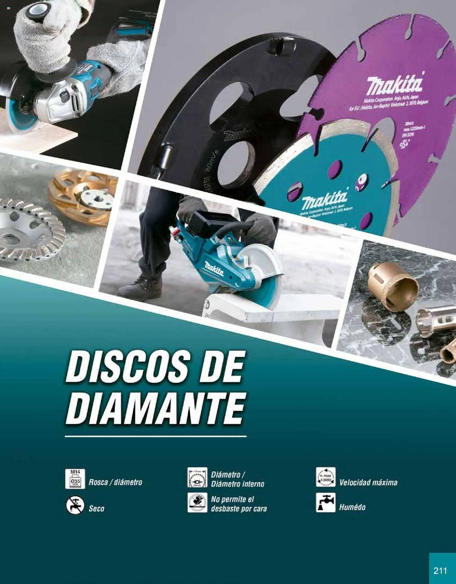 Catálogo de Catálogo Makita 8 de julio al 31 de diciembre 2025 - Pagina 211